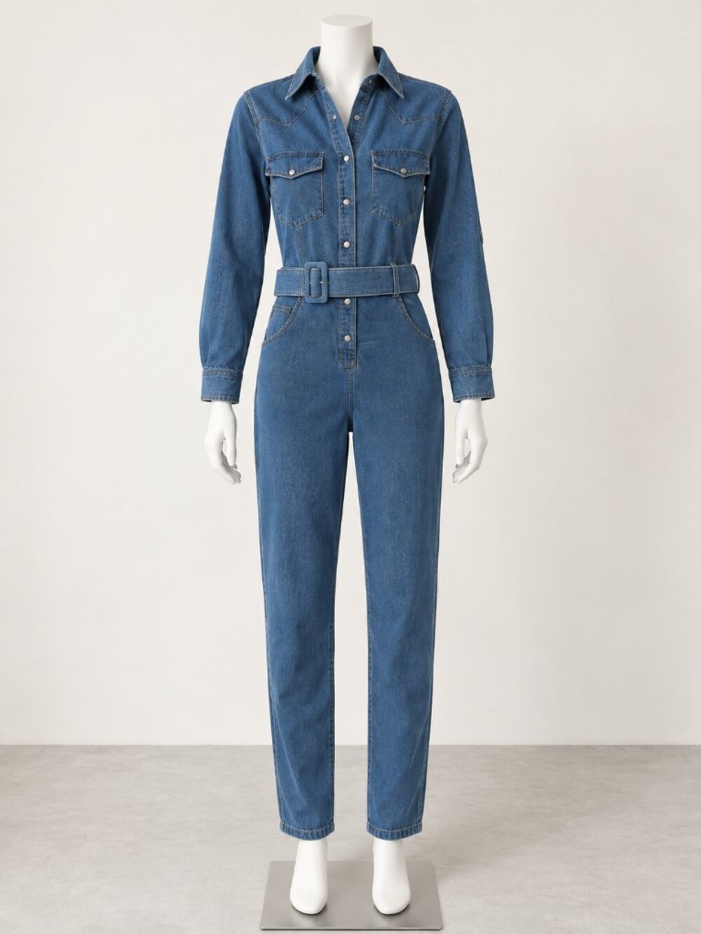 Federica Tosi Denim Jumpsuit